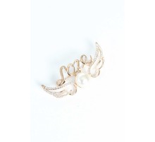 Zirkon Taşlı Metal Broş - TJ-BRS285