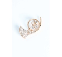 Zirkon Taşlı Metal Broş - TJ-BRS287