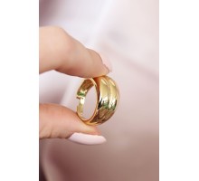 Metal Gold Renk Ayarlamalı Kadın Yüzük - TJ-BYK1549