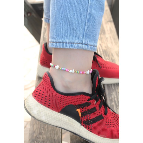 Rengarenk Taş Tasarımlı Halhal - TJ-HH1240