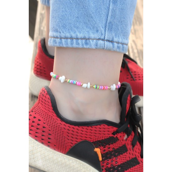 Rengarenk Taş Tasarımlı Halhal - TJ-HH1240