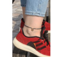 Metal Aksesuarlı Boncuklu Halhal - TJ-HH1252