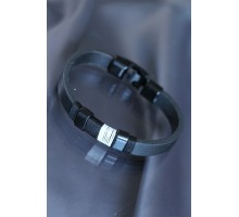 Siyah Beyaz Renkli Deri Bileklik - TJ-EB3074