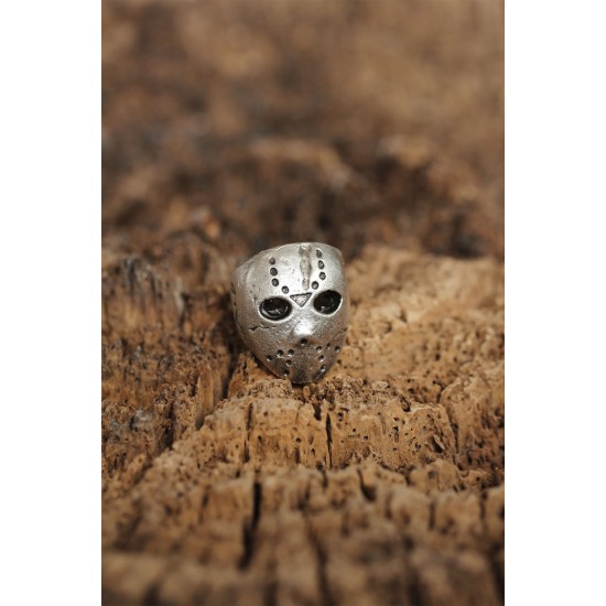 Ayarlanabilir Jason Voorhees Maske Erkek Yüzük - TJ-EY359