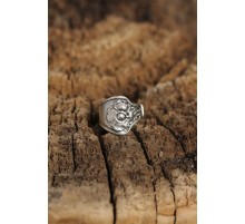 Otantik Çiçek Tasarımlı Ayarlamalı Kadın Yüzük - TJ-BYK1976