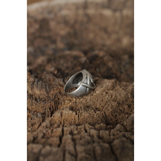 Ayarlanabilir Kuru Kafa Tasarımlı Erkek Yüzük - TJ-EY384