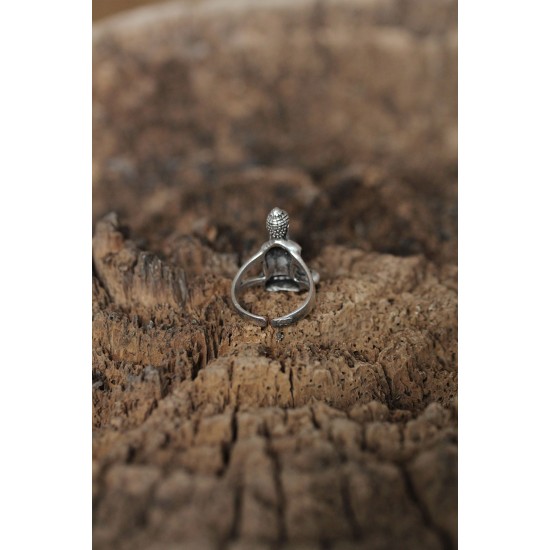 Ayarlanabilir Buda Tasarımlı Erkek Yüzük - TJ-EY387