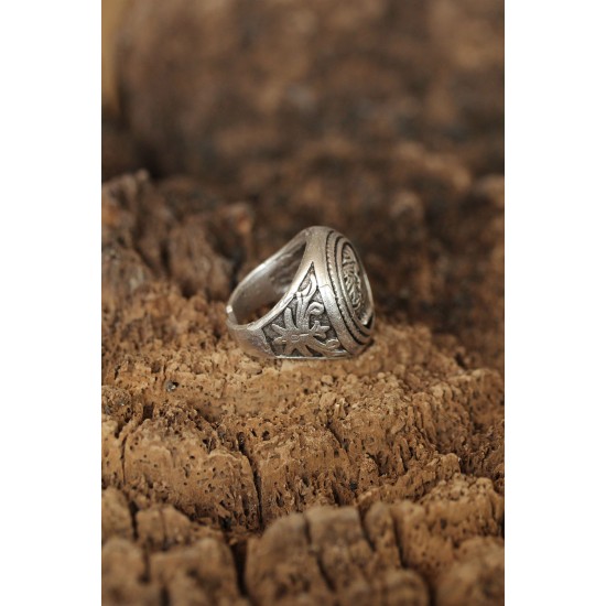 Sezar Figürlü Ayarlanabilir Erkek Yüzük - TJ-EY402