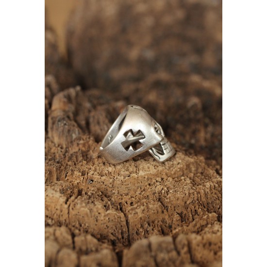 Kuru Kafa Model Ayarlanabilir Erkek Yüzük - TJ-EY403