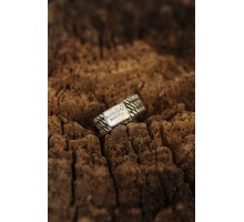 Yazılı Ayarlanabilir Erkek Yüzük - TJ-EY411