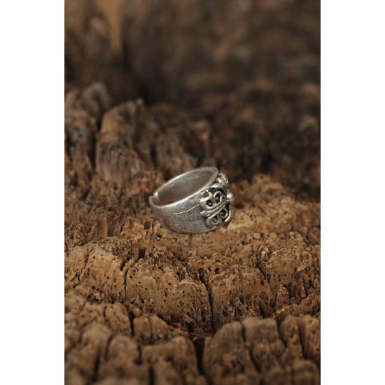 Motifli Ayarlanabilir Erkek Yüzük - TJ-EY416