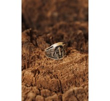 Miğfer Figürlü Ayarlanabilir Erkek Yüzük - TJ-EY424