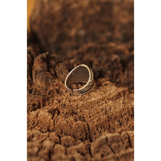 Miğfer Figürlü Ayarlanabilir Erkek Yüzük - TJ-EY424