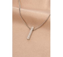 Gümüş Renk Metal Kolye - TJ-BKO5992