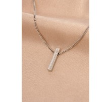 Gümüş Renk Metal Kolye - TJ-BKO5992