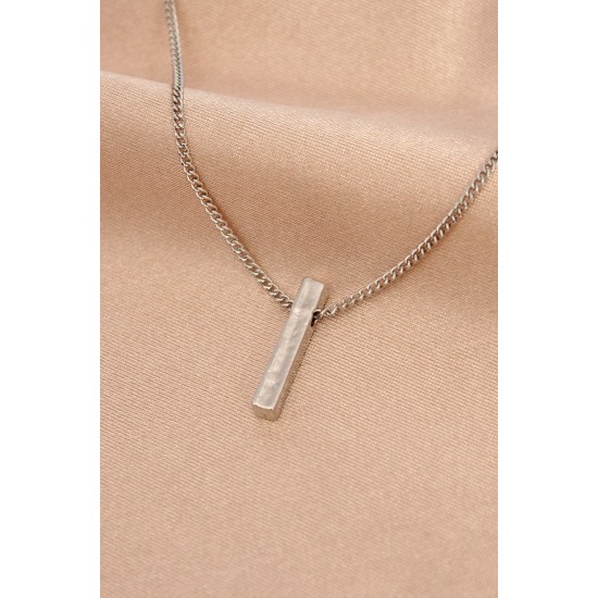 Gümüş Renk Metal Kolye - TJ-BKO5992