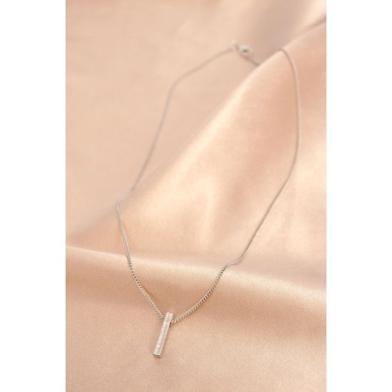 Gümüş Renk Metal Kolye - TJ-BKO5992