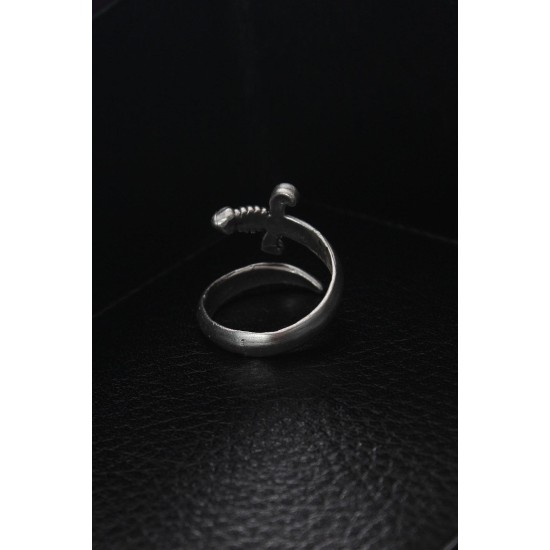 Ayarlanabilir Kılıç Model Erkek Yüzük - TJ-EY511