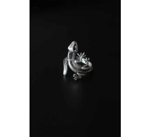 Kertenkele Figür Antik Gümüş Renk Ayarlanabilir Erkek Yüzük - TJ-EY528