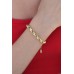 Gold Renk Çelik Zincir Kadın Bileklik - TJ-BB4429