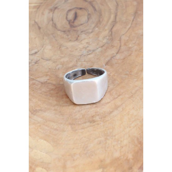 Gümüş Renk Erkek Yüzük - TJ-EY543