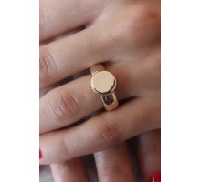 Gold Renk Daire Model Kadın Yüzük - TJ-BYK2500