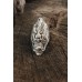 Antik Gümüş Renk Ejderha Kafası Model Ayarlanabilir Erkek Yüzük - TJ-EY614