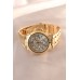 Gold Renk Metal Kordon Beyaz İç Tasarım Kadın Saat - TJ-BS3463