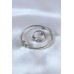 Çelik Gümüş Renk Daire Figür Erkek Bileklik Yüzük Seti - TJ-EB3593
