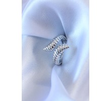 Gümüş Renk Kadın Yüzük - TJ-BYK2684