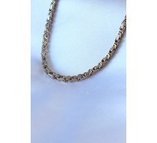 316L Çelik Mix Renk Kral Zincir Model Erkek Kolye - TJ-ERK1321