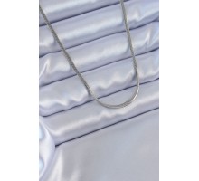 316L Çelik Gümüş Renk İnce İtalyan Zincir Model 60 cm Kadın Kolye - TJ-BKO7662