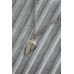 Gümüş Renk Ok Ucu Model 'Arrow' İşleme Erkek Kolye - TJ-ERK1342