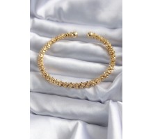 316L Çelik Gold Renk Kadın Bileklik - TJ-BB5643