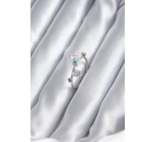 Gümüş Renk Renkli Zirkon Taşlı Kadın Yüzük - TJ-BYK2843