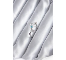 Gümüş Renk Renkli Zirkon Taşlı Kadın Yüzük - TJ-BYK2843