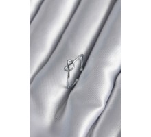 Gümüş Renk Düğüm Kalp Model Kadın Yüzük - TJ-BYK2946