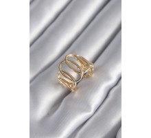 Gold Renk Ayarlanabilir Kadın Yüzük - TJ-BYK2949