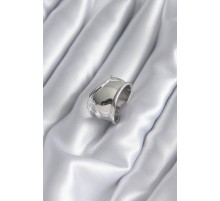 Gümüş Renk Plaka Kadın Yüzük - TJ-BYK2975