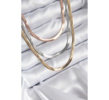 316L Çelik Mix Renk İtalyan Zincir Model Kadın Kolye - TJ-BKO8208