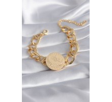 316L Çelik Gold Renk Reşt Altın Model Samanyolu Kadın Bileklik - TJ-BB5867