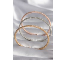 Pirinç Mix Renk Hasır Model Zirkon Taş Detay Kadın Bileklik Seti - TJ-BB5916