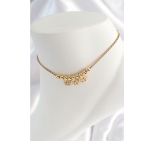 316L Çelik Gold Renk Yaşam Ağacı Figür Kadın HalHal - TJ-HH1524