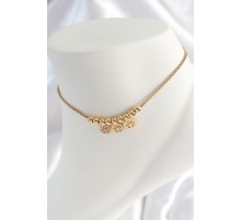 316L Çelik Gold Renk Yaşam Ağacı Figür Kadın HalHal - TJ-HH1524