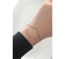 316L Çelik Gümüş Renk Düğüm Model Bileklik - TJ-BB6043