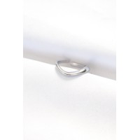 Yassı Silver Renk Ayarlanabilir Yüzük TJ-BYK3100