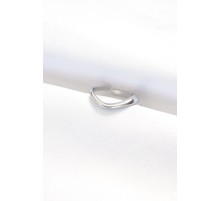 Yassı Silver Renk Ayarlanabilir Yüzük TJ-BYK3100
