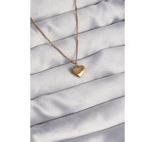 316L Çelik Gold Renk Kalp Model Love Kolye - TJ-BKO8931