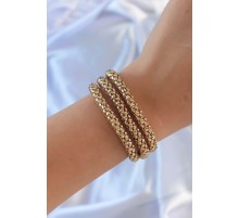 Altın Renk Çoklu Kadın Bileklik - TJ-BB6359
