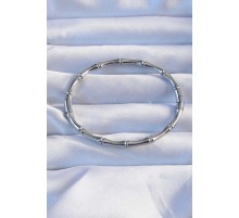 316L Çelik Gümüş Renk Kemik Model Bileklik - TJ-BB6391